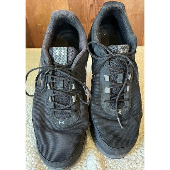 Under Armour Charged Asset 3021678-001 Black Shoes Sneakers Men's US Size 11.5 - Picture 3 of 7